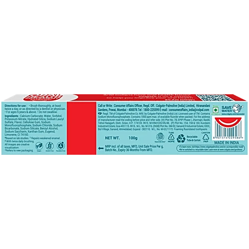 Colgate Active Salt Anticavity Toothpaste, 100 g