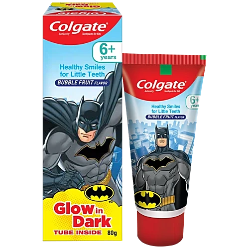 Colgate Kids Batman Toothpaste, 6+Years, Bubble Fruit, 80 g