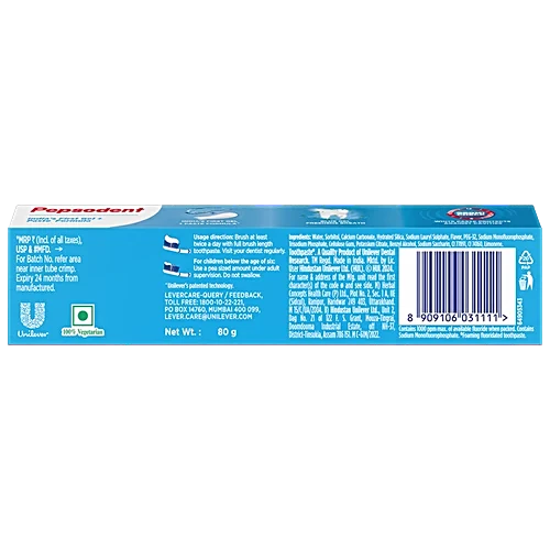 Pepsodent 2 In 1 Toothpaste, 80 g