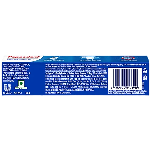Pepsodent Whitening Toothpaste, 80 g