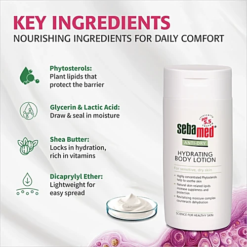 Sebamed Hydrating Body Lotion, 200 ml