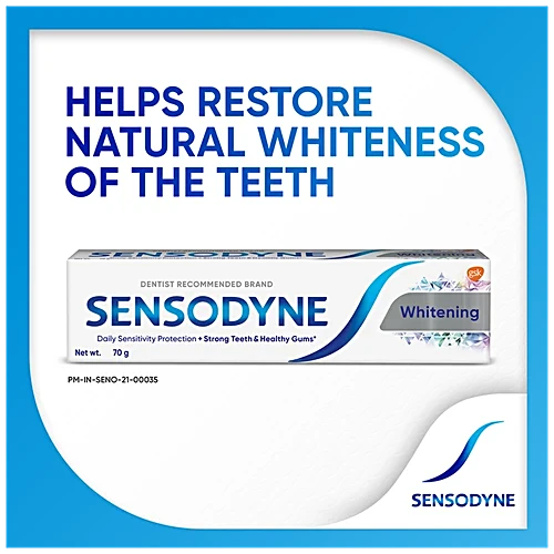Sensodyne Whitening Toothpaste, 70 g