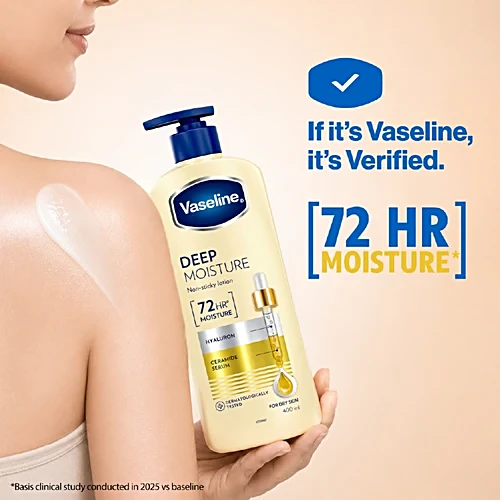 Vaseline Deep Moisture Body Lotion, 400 ml