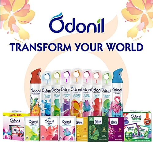 Odonil Sandal Bouquet Air Freshener Room Spray, 220 ml