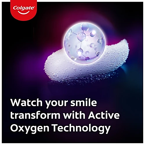 Colgate Visible White O2 Teeth Whitening Toothpaste - Aromatic Mint, 50 g