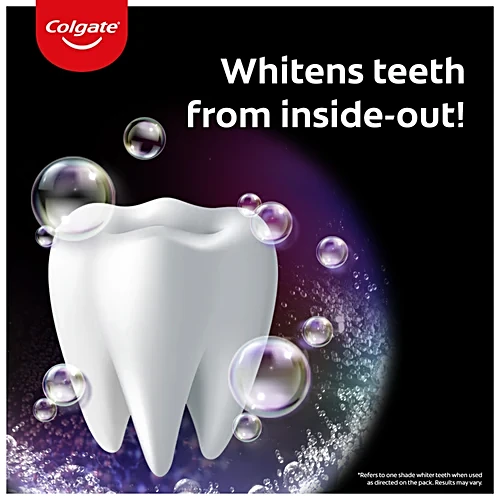 Colgate Visible White O2 Teeth Whitening Toothpaste - Aromatic Mint, 50 g