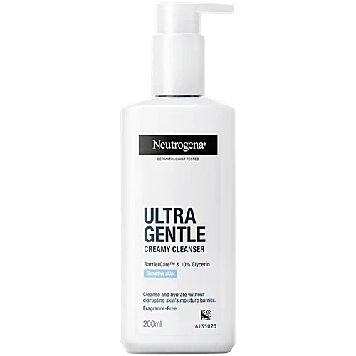 Neutrogena Ultra Gentle Creamy Cleanser, 200 ml