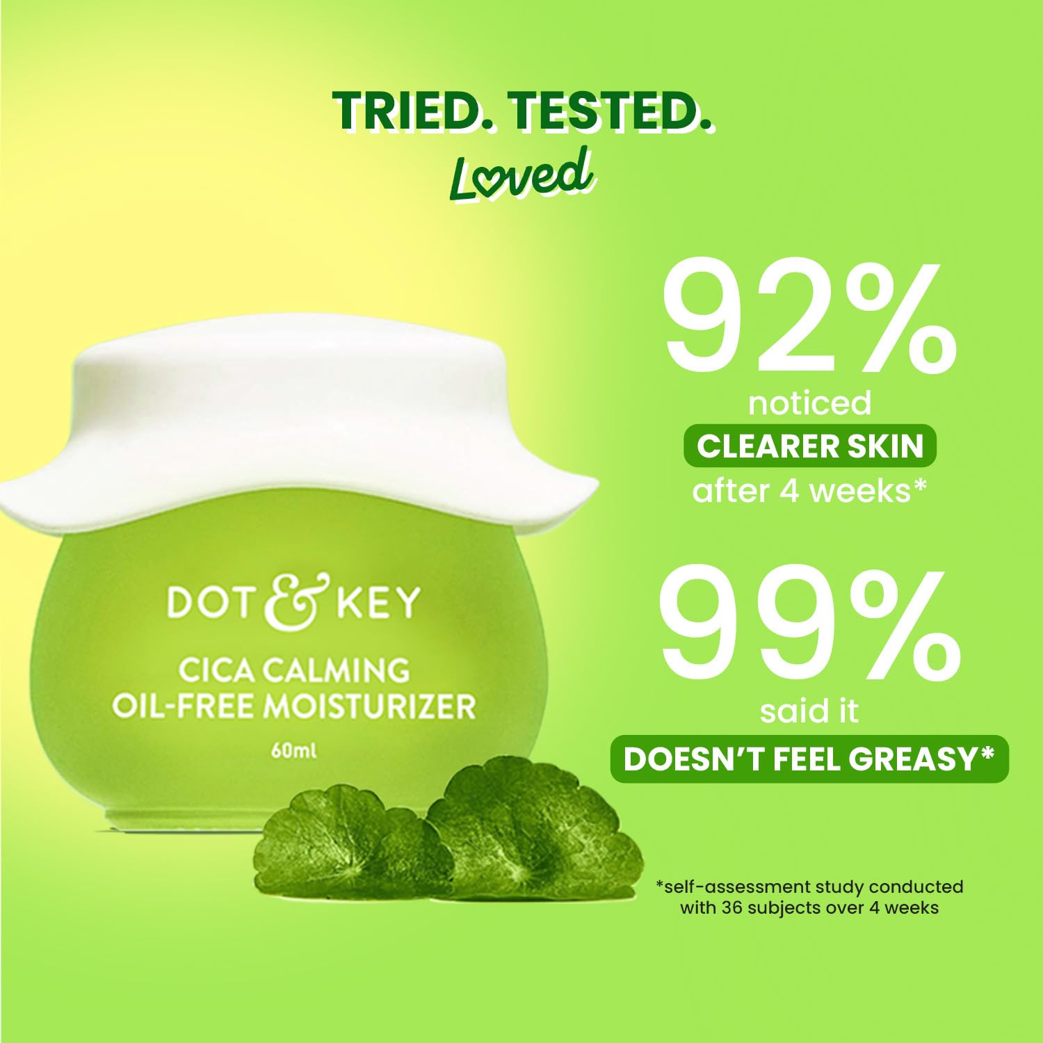 Dot & Key Skincare Cica Calming Oil-Free Moisturizer, 25 ml