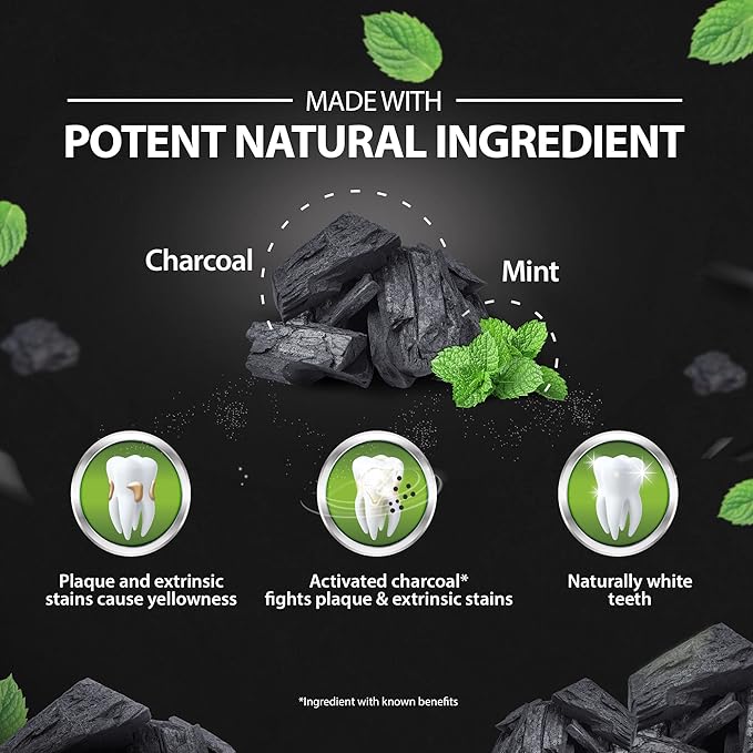 Dabur Herb'l Activated Charcoal Toothpaste, 240 g