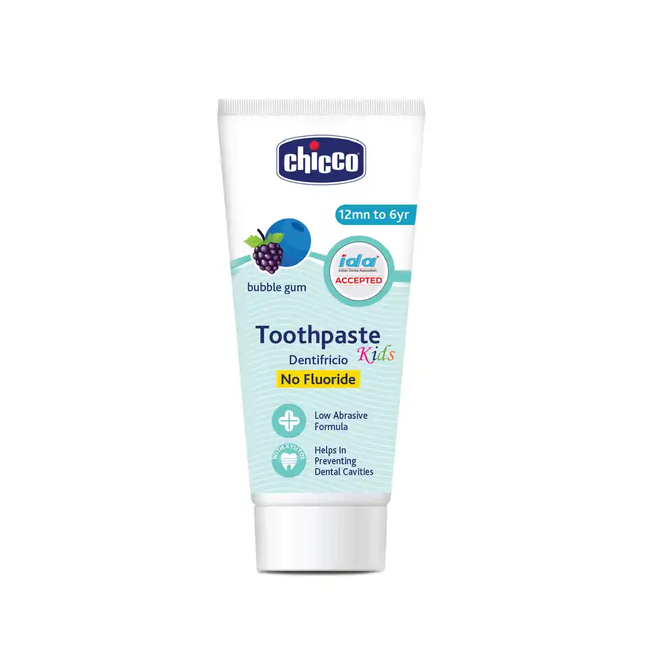 Chicco Bubble Gum Toothpaste For Kids, 50 g