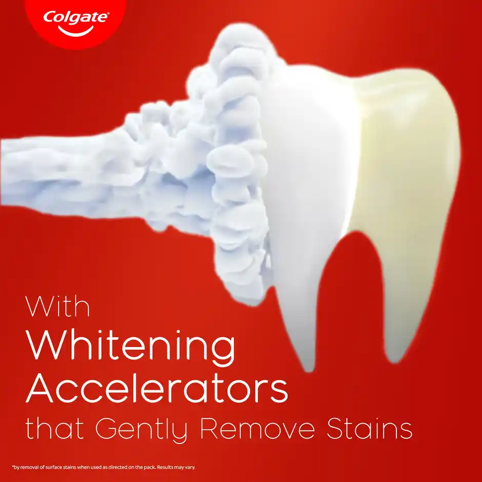 Colgate Visible White Sparkling Mint Toothpaste, 120 g