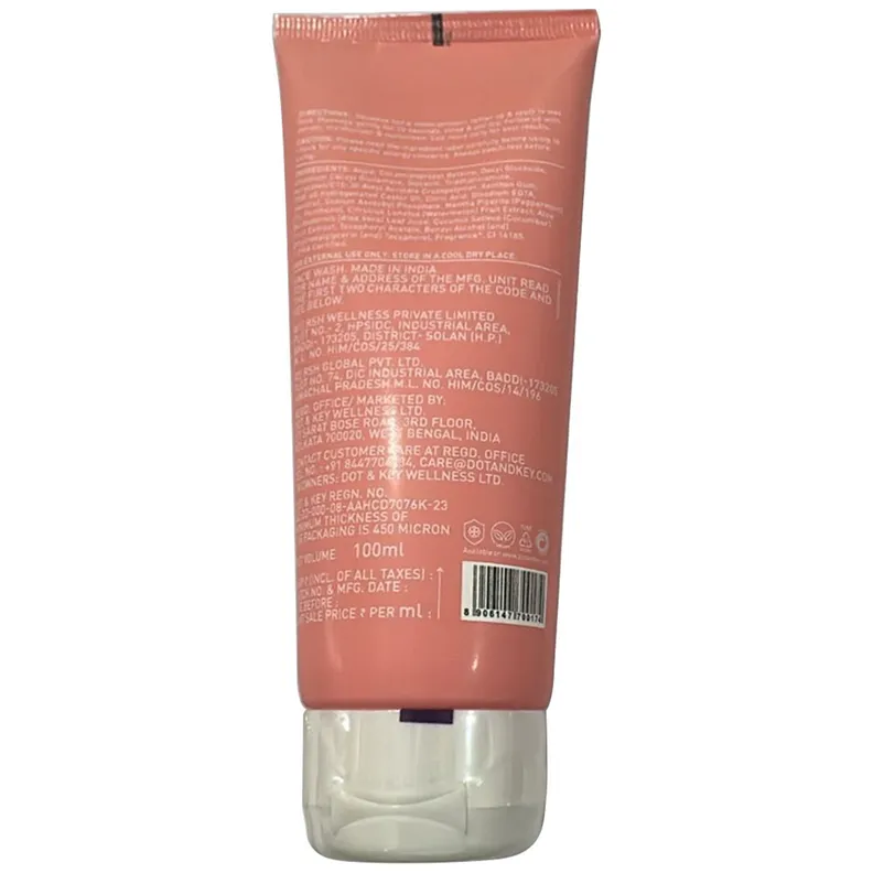 Dot & Key Watermelon Cooling Gel Face Wash, 100 ml