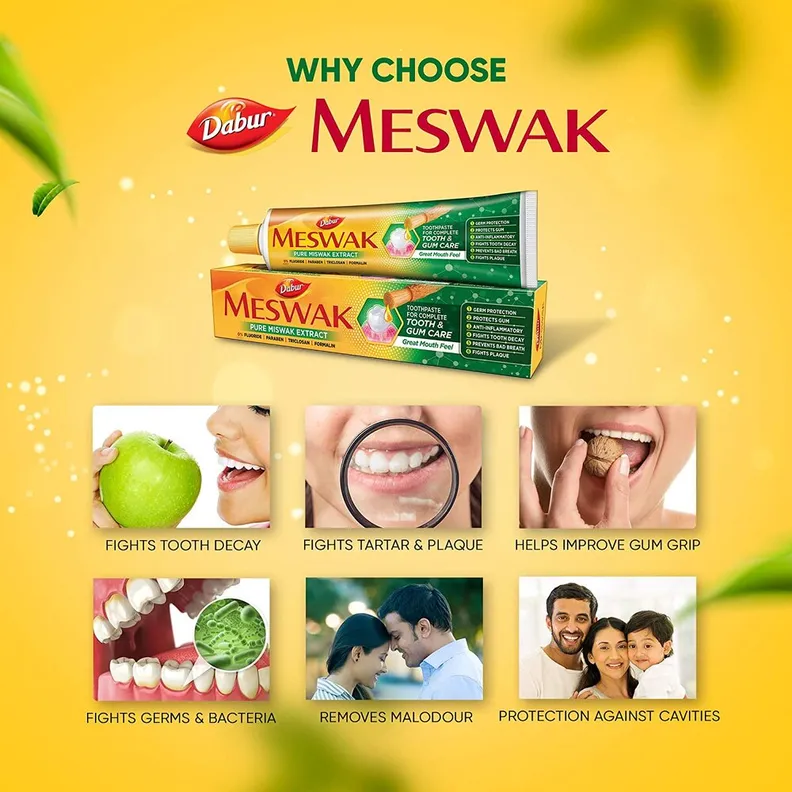 Dabur Meswak Complete Tooth & Gum Care Toothpaste, 100 g