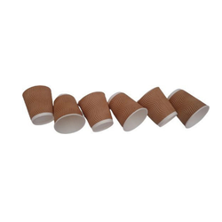Paper Ripple Cup (Brown, Cup), 200 ml, 25 pc