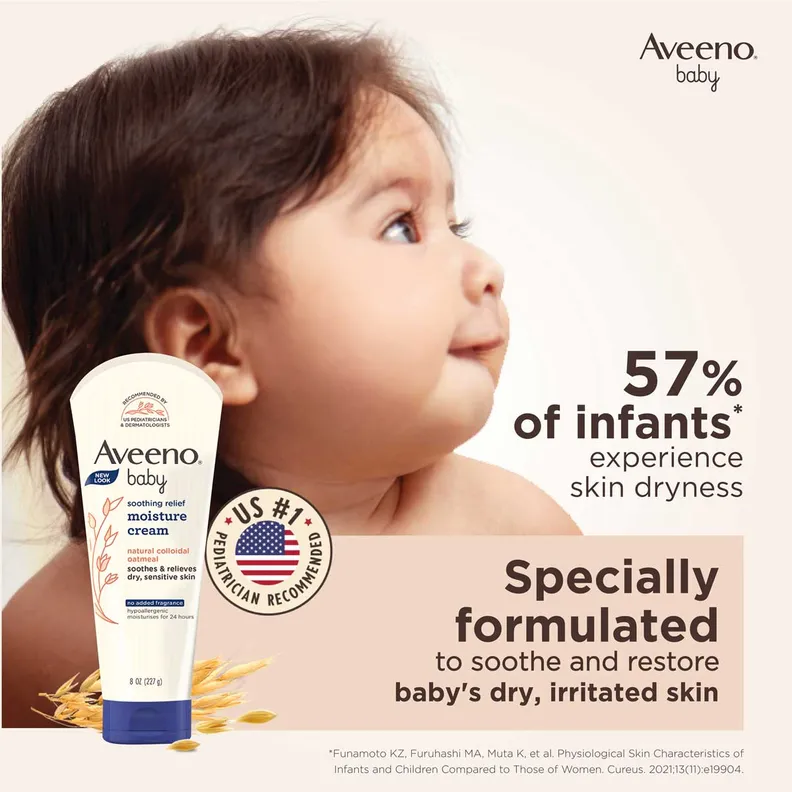 Aveeno Baby Soothing Relief Moisture Cream, 227 g