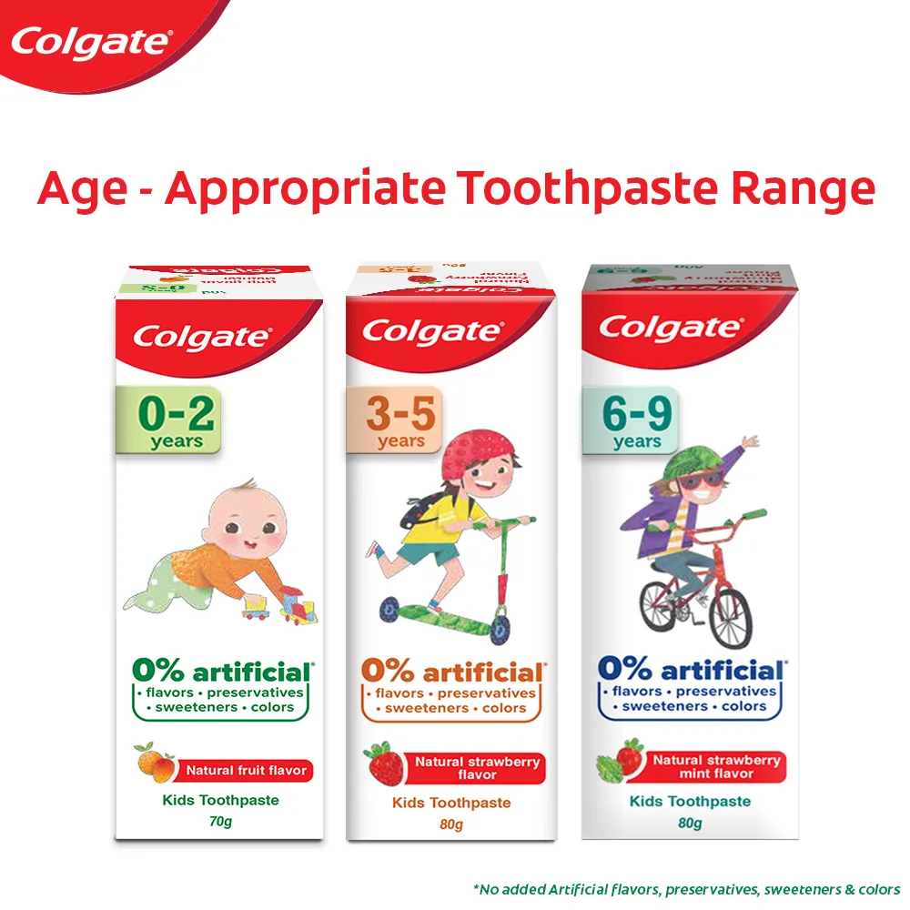 Toothpaste for Kids (0-2 years), Natural Fruit Flavour, 70 g