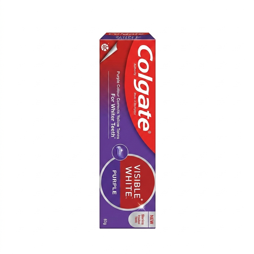 Colgate Visible White Purpletoothpaste, 60 g