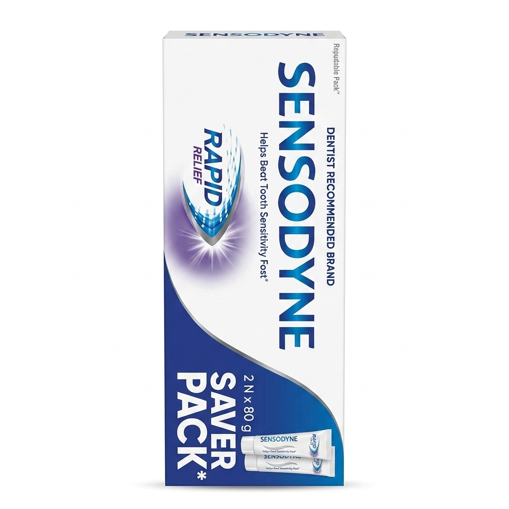 Sensodyne Rapid Relief Toothpaste, 80 g (Pack of 2)