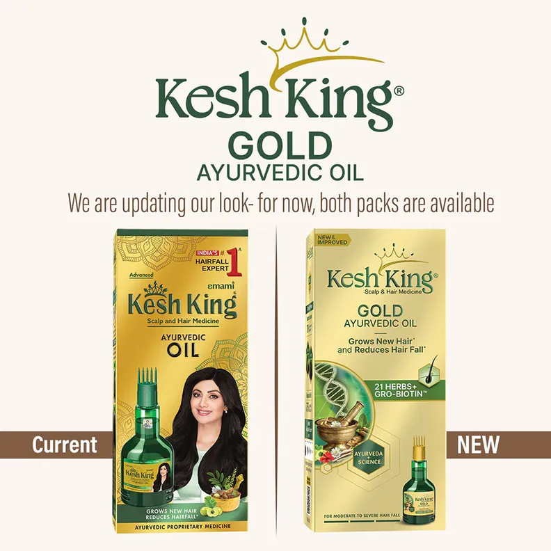 Kesh King Gold Ayurvedic Hair Oil, 50 ml