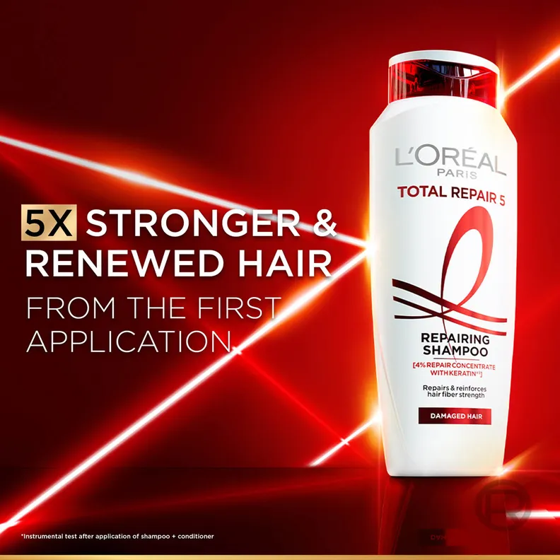 L'Oreal Paris Total Repair 5 Shampoo, 646 ml