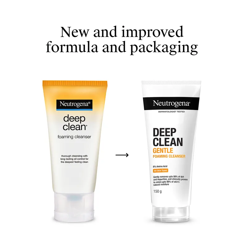 Neutrogena Deep Clean Gentle Foaming Cleanser, 150 g