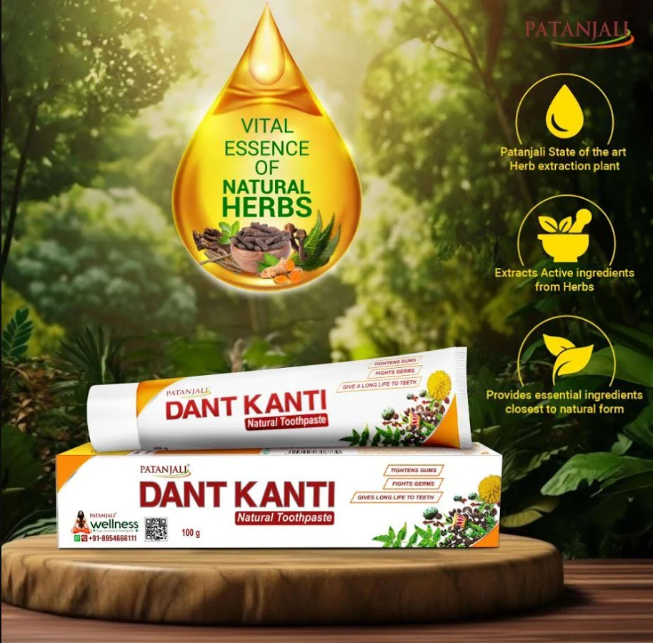 Patanjali Dant Kanti Natural Toothpaste,200 g