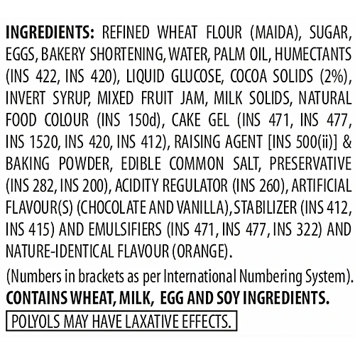 Winkies Sliced Chocolate Cake, 110 g