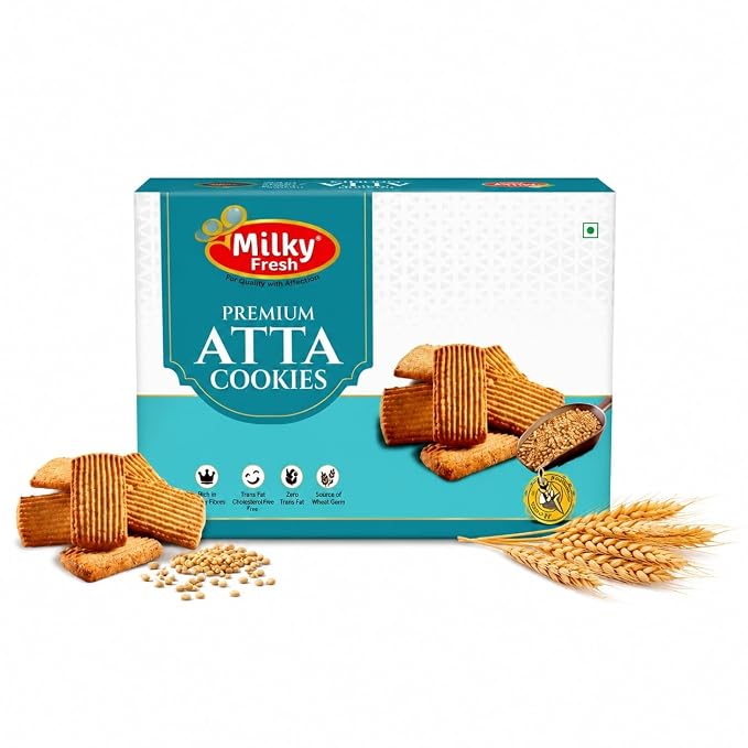 Milky Fresh Premium Atta Cookies, 300 g (Buy 1 get 1 free)