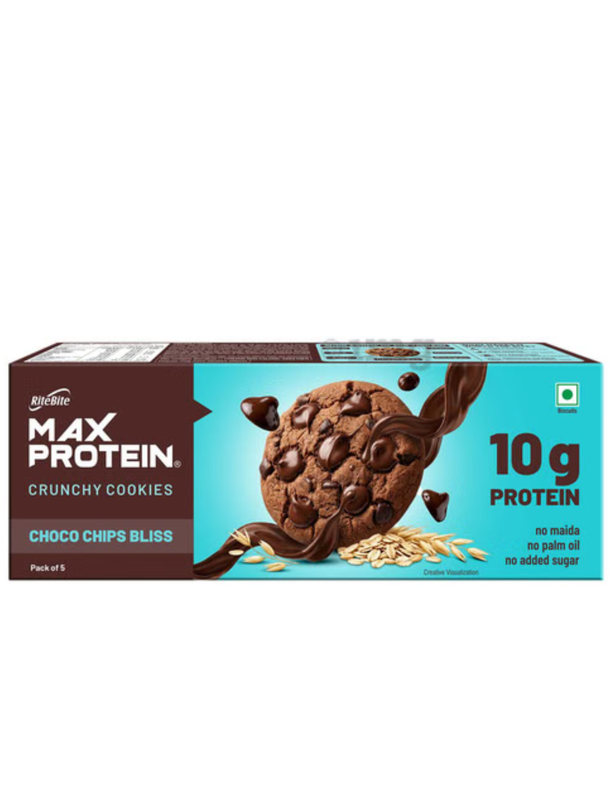 RiteBite Max Protein Crunchy Cookies, 50 g