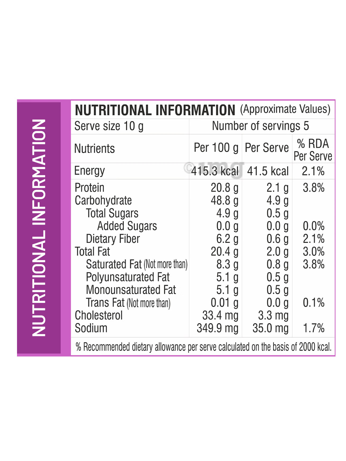 RiteBite Max Protein Crunchy Cookie Berry Bliss, 50 g