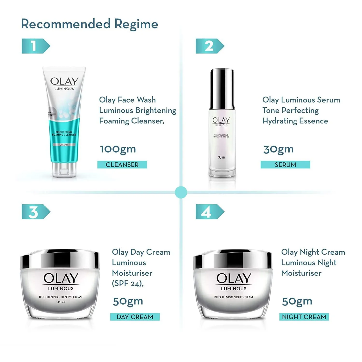 Olay Luminous Brightening Foaming Cleanser, 100 g