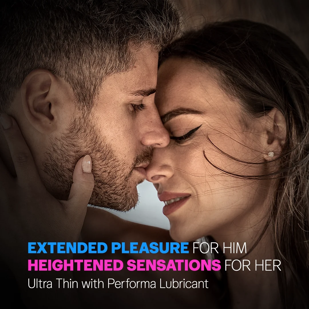Durex Extra Time Ultra Thin Condoms, 3 Count