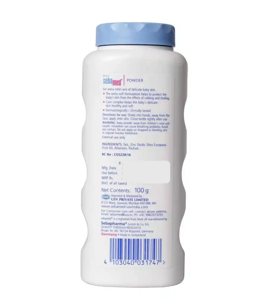 Sebamed Baby Powder, 100 g