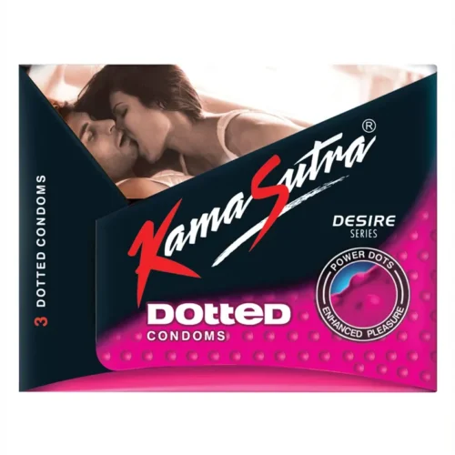 Kamasutra Dotted Condoms, 3 Count