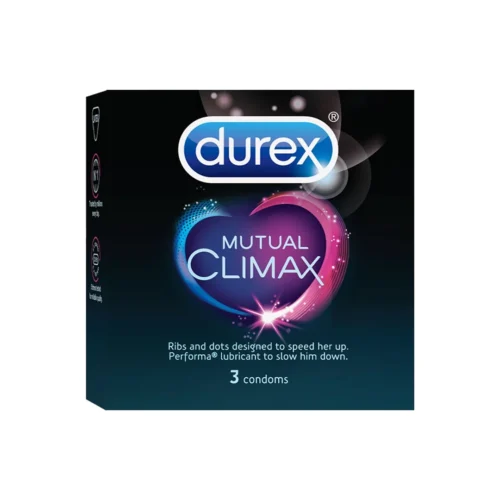 Durex Mutual Climax Condoms, 3 Count