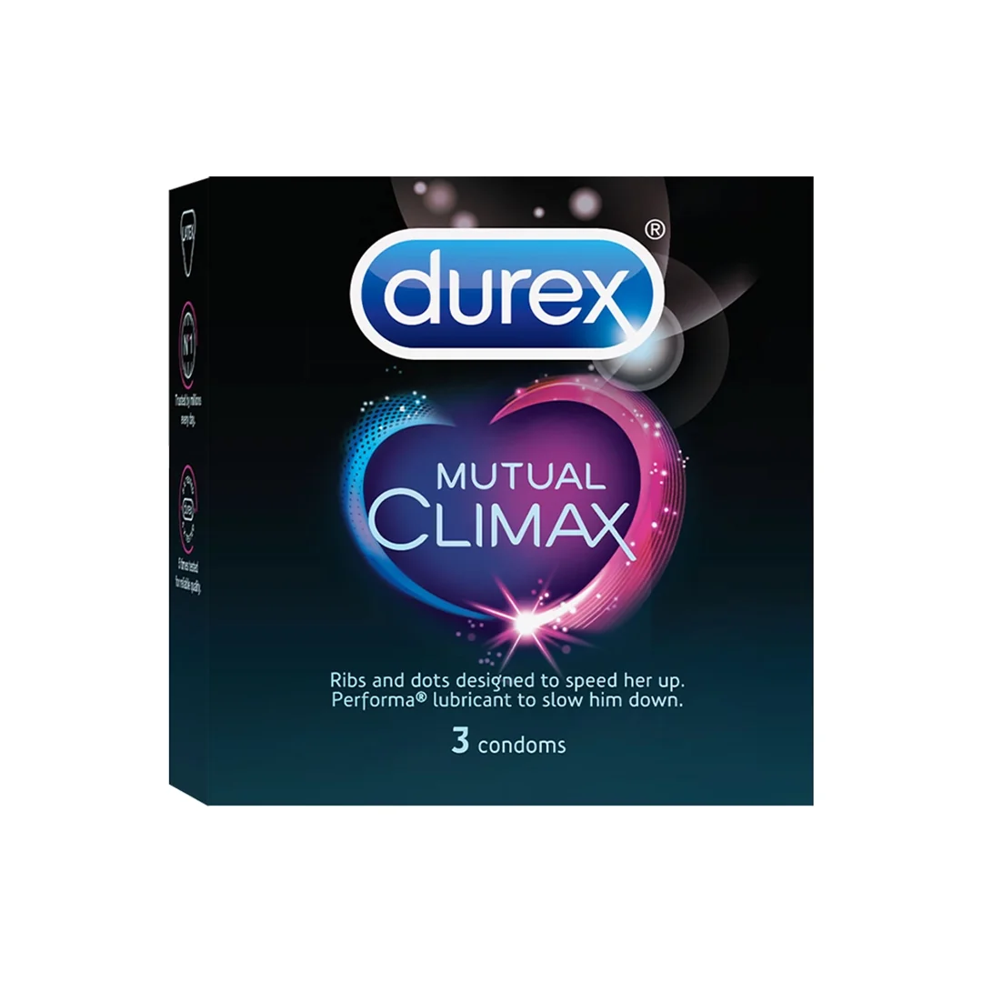 Durex Mutual Climax Condoms, 3 Count