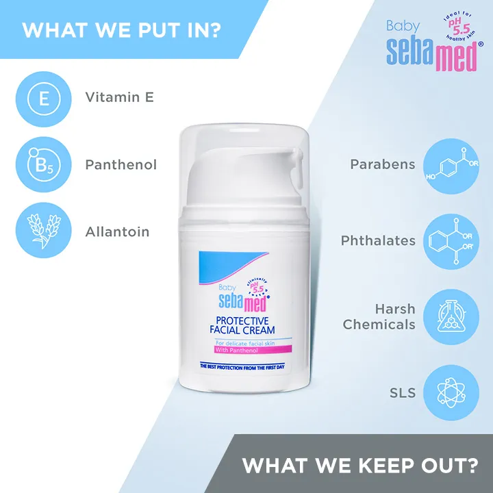 Sebamed Baby Protective Facial Cream, 100 ml