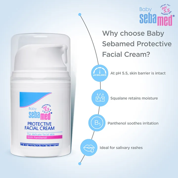 Sebamed Baby Protective Facial Cream, 100 ml