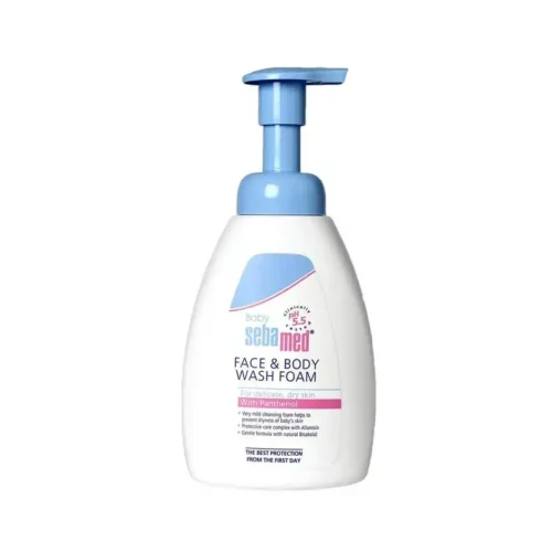 Sebamed Baby Bath Face & Body Wash Foam, 400 ml