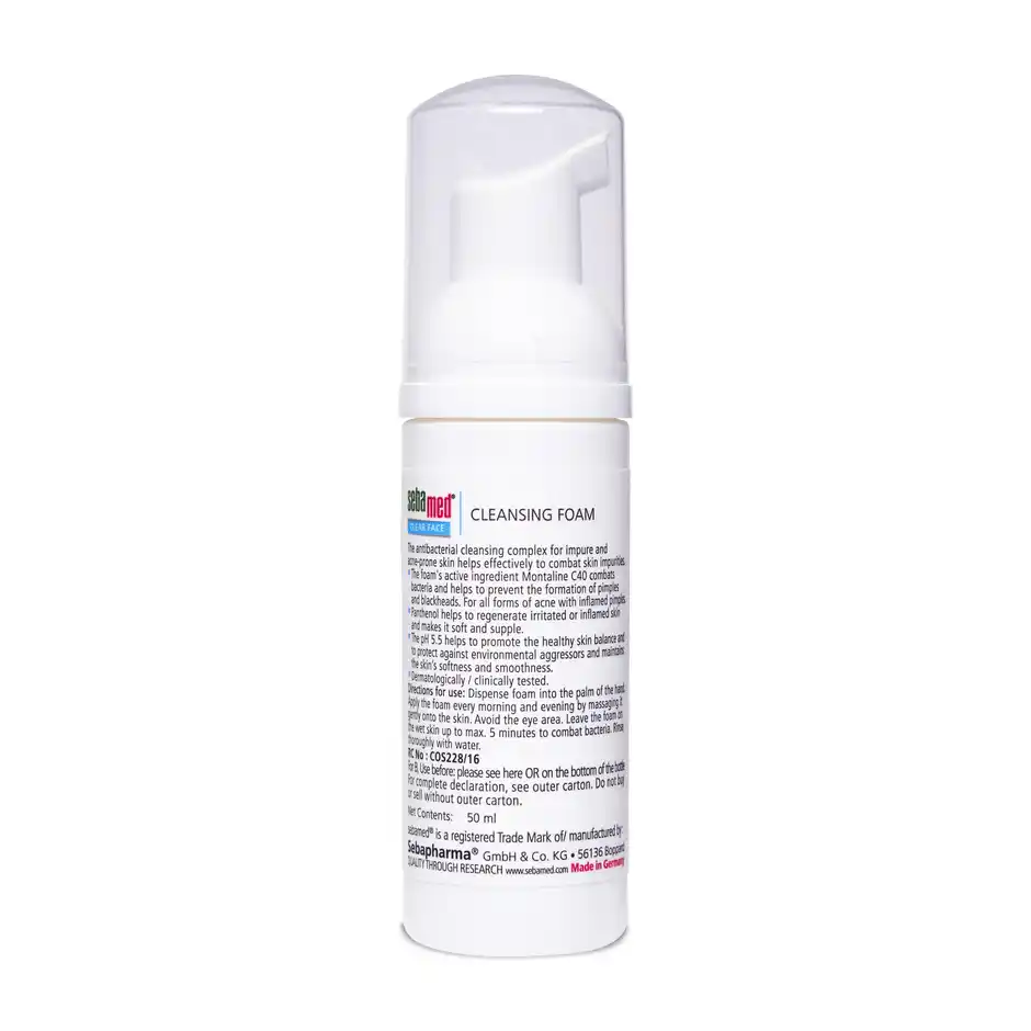 Sebamed Clear Face Cleansing Foam, 50 ml