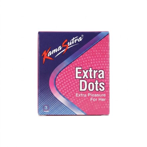 Kamasutra New Extra Dots Condoms, 3 Count