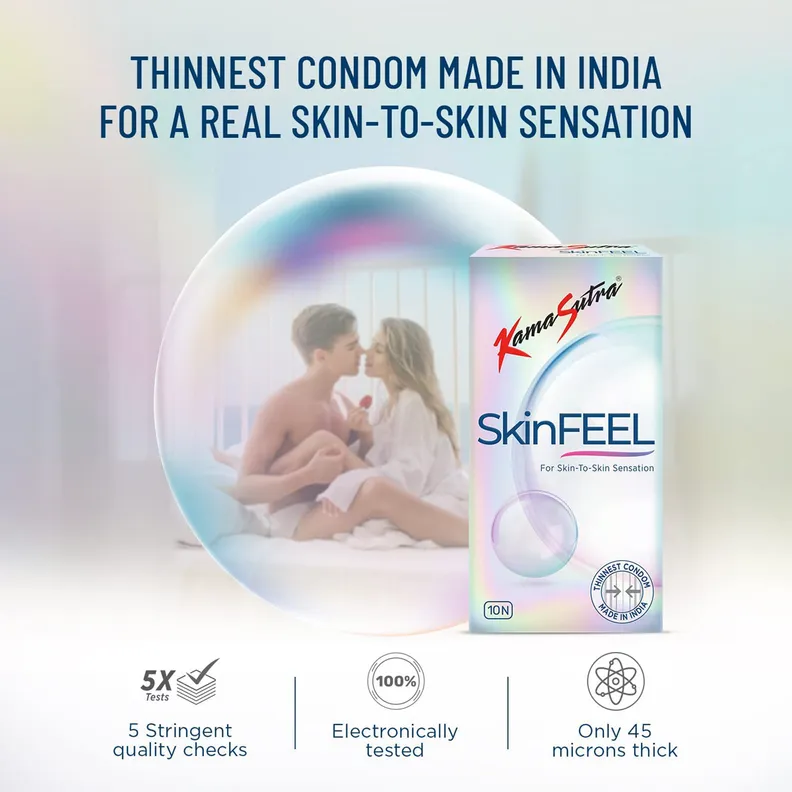 Kamasutra Skinfeel Condoms, 3 Count