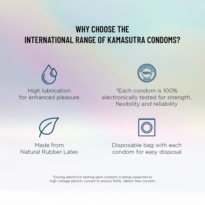 Kamasutra Skinfeel Condoms, 3 Count